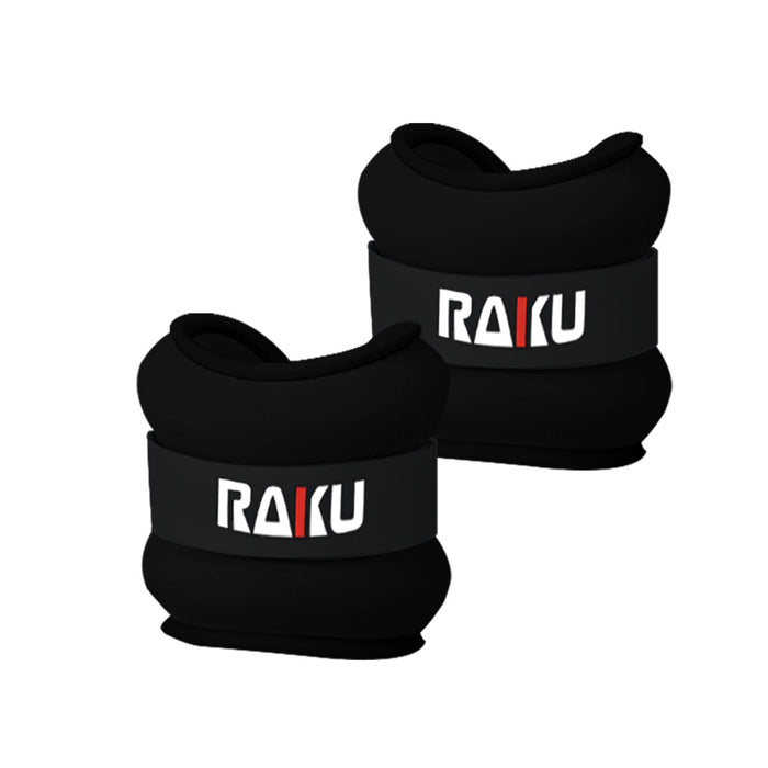 RAKU ストウェイト アンクルウェイト 0.5kg 2個組 筋トレ おもり 超快適装着感 ストレッチ素材 フィット感アップ 体幹トレーニング ダイエット 在宅筋トレ 足首重り 手首重り ウェイト 男女兼用 子供 ウオーキング パワーアンクル リストバンド