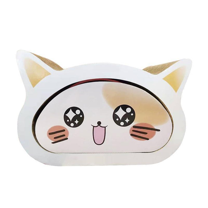 RAKU 猫爪とぎ 爪研ぎダンボール ベッド型爪磨き 猫用品 お手入れ 猫ソファー 爪研ぎ ペットおもちゃ 強化ダンボール 段ボール 高密度 鈴入り 耐久