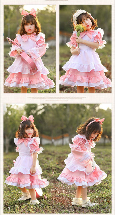 【7日内出荷】ハロウィン コスプレ かわいい コスチューム ハロウィン仮装 コスプレ衣装 大きいサイズ キャラクター 半袖 女の子 セット プリンセスドレス 子供用 ワンピース メイド服 おすすめ 可愛い 萌え 学園祭 文化祭 クリスマス 余興 イベント