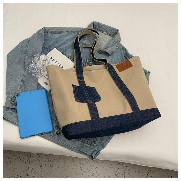 【7日内出荷】【2way】レディース 大容量 A4 対応 トートバッグ 帆布キャンバスバッグ 通勤 通学 おしゃれ シンプル 高品質