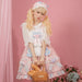 【7日内出荷】甘ロリータ 可愛いロリータ服 ロリータワンピース ジャンパースカート プリンセスドレス 可愛いワンピース 水玉柄 パーティードレス フレアワンピース Lolita 大人コスチューム ゴスロリ ハロウィン コスプレ衣装 文化祭 学園祭 イベント ロリータファション