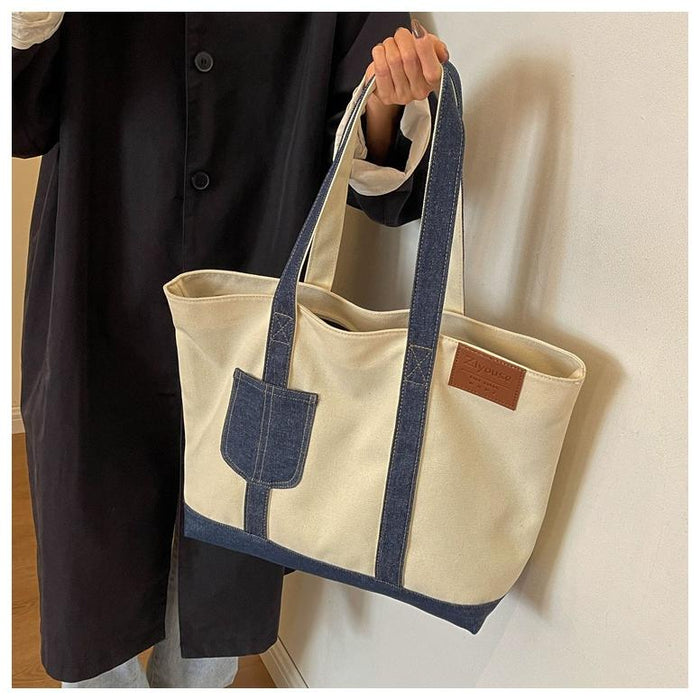 【7日内出荷】【2way】レディース 大容量 A4 対応 トートバッグ 帆布キャンバスバッグ 通勤 通学 おしゃれ シンプル 高品質