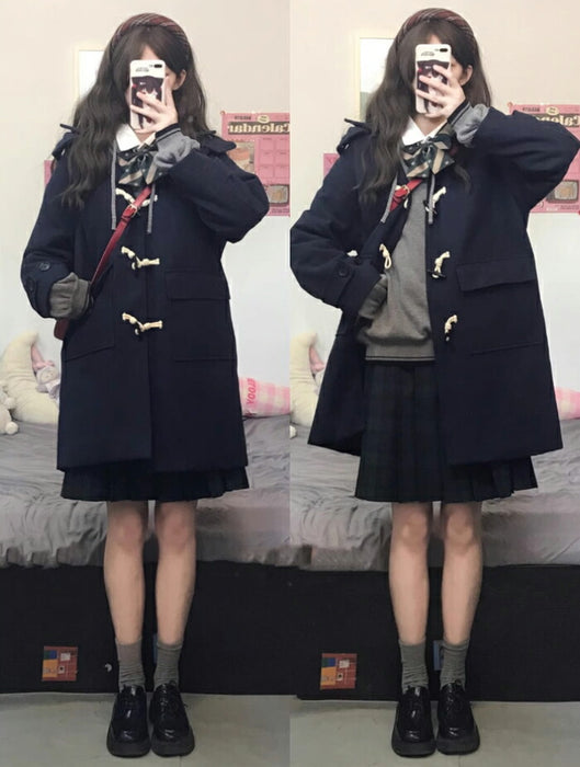 【7日内出荷】ダッフルコート レディース スクールコート 中綿 キルティング ロング丈 フード付き アウター ジャケット 学生 通学 制服コーデ JK きれいめ カジュアル ゆったり 体型カバー おしゃれ 暖かい 防寒 厚手 通勤 デート プレゼント 彼女 娘