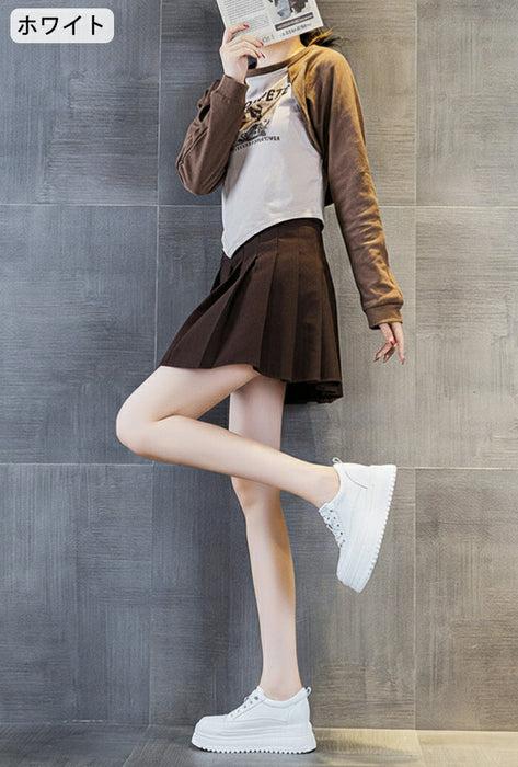 【8cmUP】厚底スニーカー レディース インヒールスニーカー シークレットシューズ ヒールスニーカー ローカット 人気 美脚 脚長効果  身長アップ ウォーキングシューズ 歩きやすい 疲れない きれいめ 韓国 通勤 通学 靴 白 黒 オールシーズン