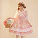 【7日内出荷】ロリータ服 単品・Jskワンピース シャツ コスプレ 可愛い女の子 レディース キャミソールワンピース ハロウィン衣装 お姫様ドレス コスチューム衣装 高校生 舞台 日常 写真 花嫁 洋服 膝丈 Lolita ロリータファッション 森ガールお嬢様 姫系 少女ワンピ 蝶結び付き