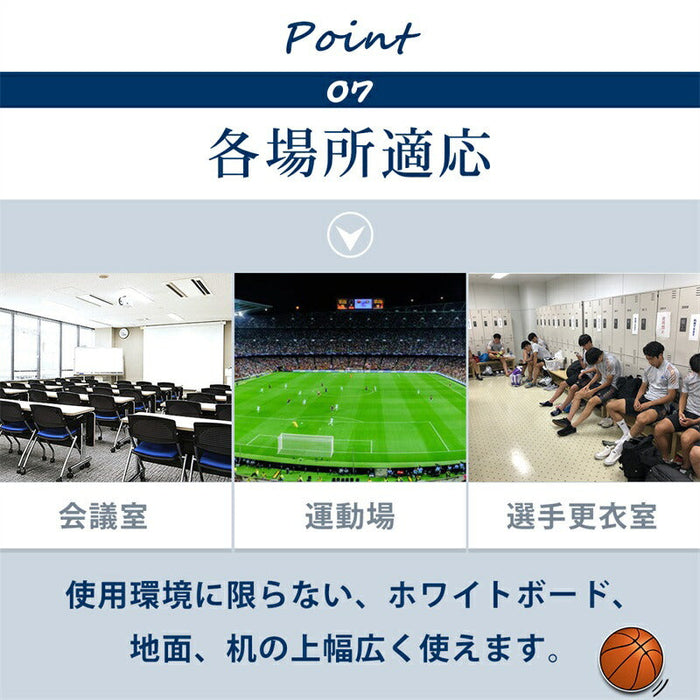 サッカー ボード 作戦ボード 野球 バスゲットボール アメリカンフットボール 作戦盤 コーチングボード 戦略指導 裏面マグネット加工 巻き上げ式 軽量 専用ペンとマグネット付き 白板消し 収納簡単 繰り返し使用 送料無料