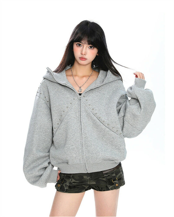 【7日内出荷】パーカー レディース オーバーサイズ 長袖パーカー うさ耳パーカー ウサギ耳 ウサ耳 原宿ファッション 個性派 デザイン ユニセックス オーバーサイズ