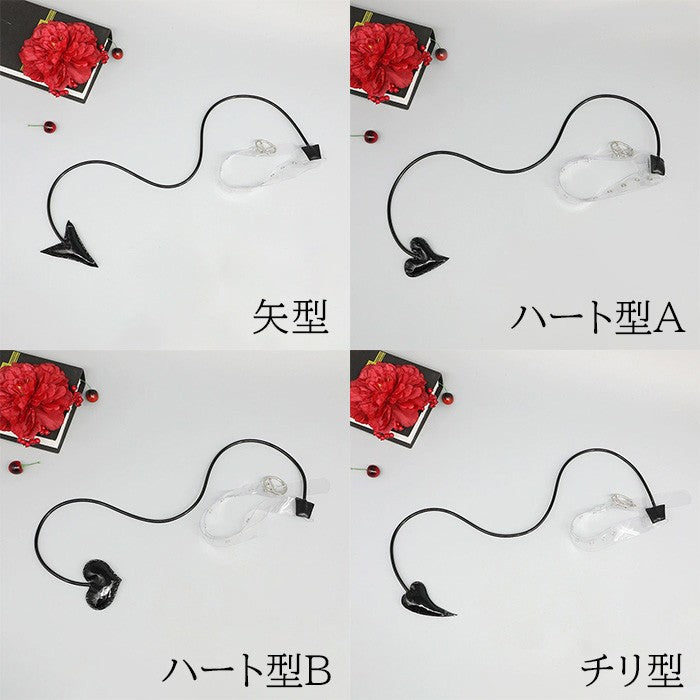 【7日内出荷】【2点セット】 カチューシャ 翼 ハロウィン 仮装 悪魔 ヴィラン デビル レッド パープル ブラック コスプレ用 しっぽ 尾 ヘアアクセサリー 耳飾り かわいい セクシー 可愛いコスプレ 小物 撮影 グッズ レディース 大人 女性 ハロウィン コスチューム