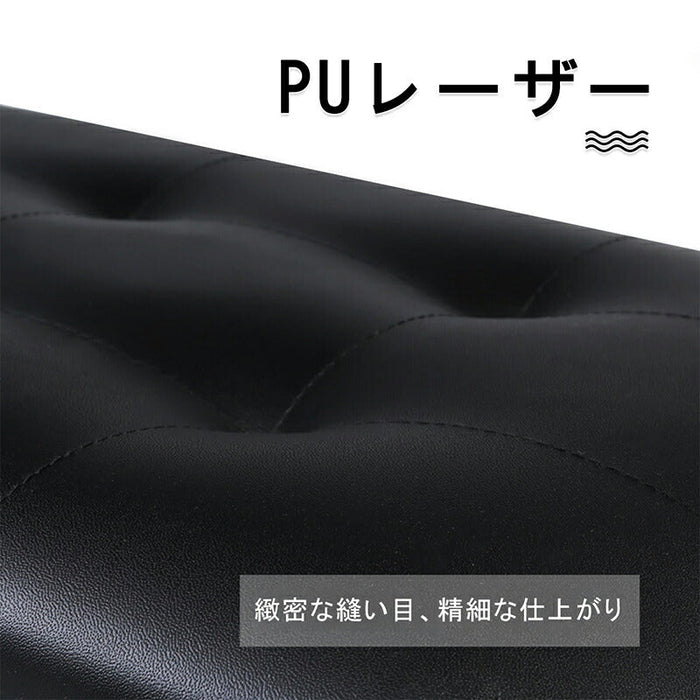 RAKU ピアノ椅子 高さ調整 無段階調節 座り心地良い クッション 滑り止め 高低自在 子供 大人 幅57cm 奥行35cm  無段階ネジ式昇降 電子ピアノ用 イス キーボードベンチ 白/黒/黄 3色可選 送料無料