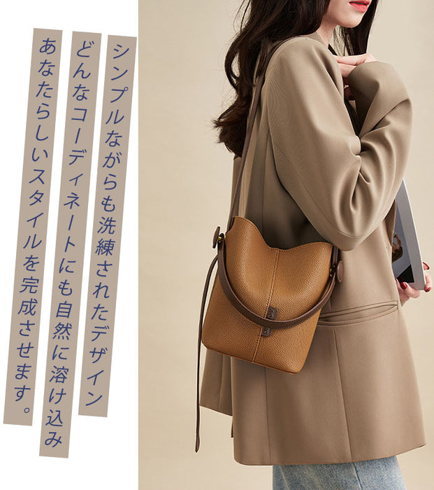 【7日内出荷】【3WAY 】ショルダーバッグ バケツ型 大容量 変型レディース 内袋 インナーバッグ付き ハンドバッグ  PUレザー 斜めがけ 手提げ 肩掛け 通勤 軽量 ママバッグ お出かけ デート かわいい通学 母の日 クリスマス プレゼント ギフト