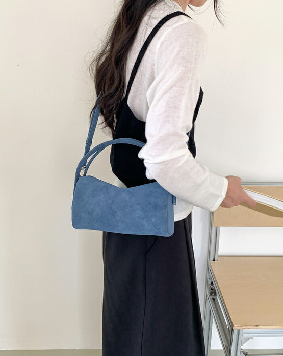 【2way】スエード調 ショルダーバッグ レディース 斜めがけ 手提げ スエードバッグ トートバッグ ボストンバッグ ハンドバッグ 肩掛けバッグ ミニ 柔らか きれいめ 大人可愛い 小さい 鞄 高級感 おしゃれ 秋 冬 通勤通学 お仕事バッグ お出かけ