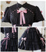 【7日内出荷】ロリータワンピース ホワイト 白 レディース lolita リボン ロリータ 袖付き 膝丈 小柄 可愛い 着瘦せ 仮装 コスプレ コスチューム 小柄 可愛い 学生 女の子 ゴスロリ  仮装 パーティ イベント ロリィタファッション フリル