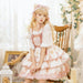 【7日内出荷】ロリータキャミワンピース ロリータ衣装 ロリータドレス lolita キャミワンピース 女の子 春 夏 猫元素 袖なし 甘ロリ jsk リボン レース 原宿 ガーリー 可愛い S/M/L/XL