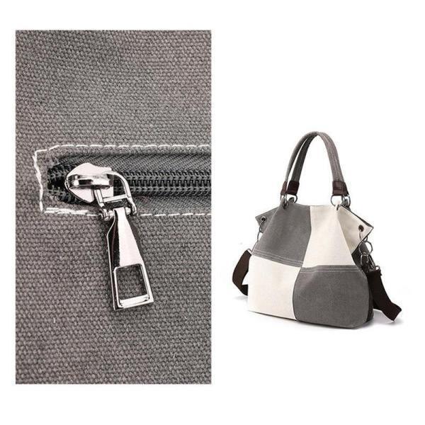 【7日内出荷】キャンバス ショルダーバッグ レディース 2way 大容量 通勤 通学 シンプル 軽量 防水加工 斜めがけ 大きめ A4対応