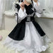 【7日内出荷】6点セット メイド服 ミニ丈 メイド喫茶 メイドコスチューム ジャパニーズメイド lolitaメイド服 セット ミニスカ ハロウィン 衣装 仮装 パーティ コスプレ ウェイトレス
