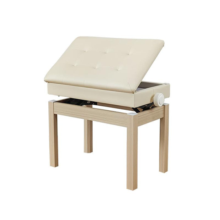 ピアノイス 楽譜収納付き ベンチ 高さ調整可能 電子ピアノ用椅子(イエロー) Amazon.co.jp: RAKU ピアノイス 楽譜収納付き ベンチ 高低高さ
