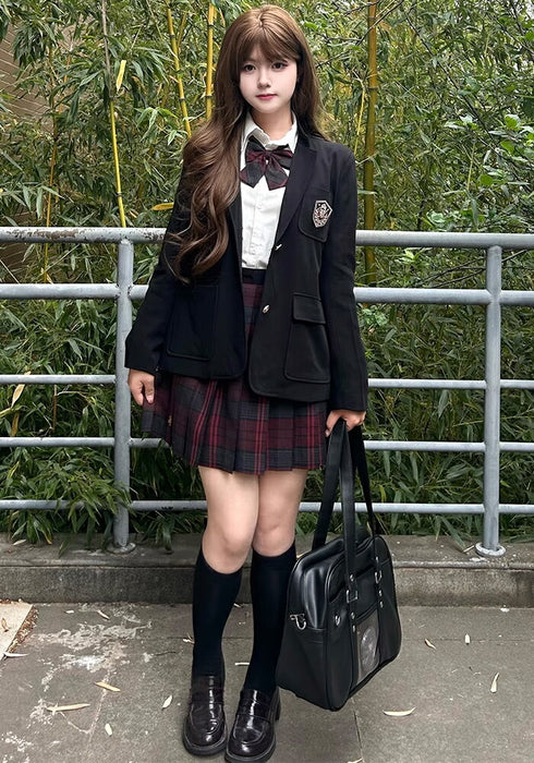 【7日内出荷】痛バッグ スクールバッグ JK ショルダー 大容量 合皮 PU 中学生 高校生 女子高生 バッグ トートバッグ 防水 底鋲付き レディース 防水  肩掛け 斜め掛け 手提げ 通学カバン クリア 見せバッグ 推し活 制服 JK鞄 可愛い おしゃれ 黒 茶