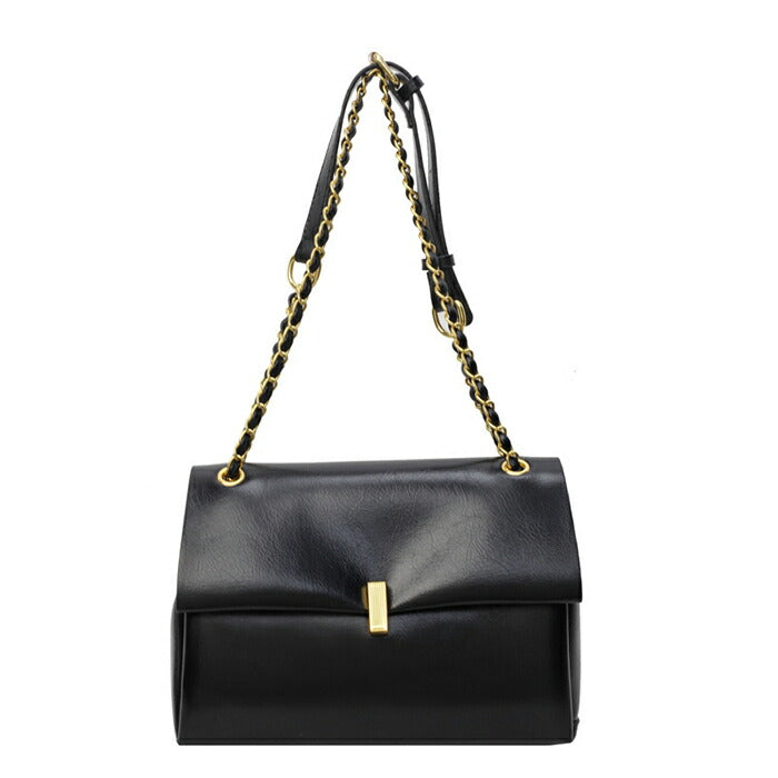 【2WAY】ショルダーバッグ チェーンバッグ レディース 斜めがけ 肩掛け 手提げ 大容量 ボストンバッグ PUバッグ コンパクト 柔らか ハンドバッグ 高校 通勤バッグ お仕事バッグ 通学カバン 女子 大人可愛い きれいめ プレゼント