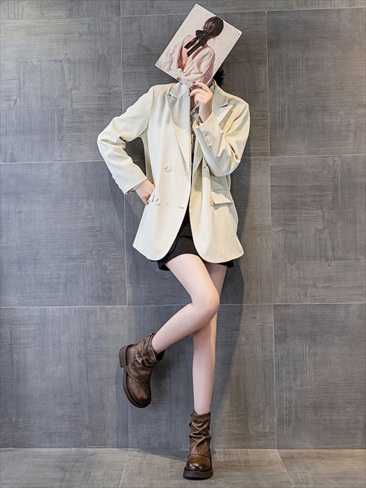 【7日内出荷】ショートブーツ レディース 厚底 ブーツ 太ヒール ラウンドトゥ 秋ブーツ 靴 カジュアル おしゃれ ナウシカブーツ 痛くない 履きやすい 柔らかい 幅広 ゆったり エスニックブーツ きれいめ シンプル 大人気 美脚 春夏秋冬 韓国 通勤 仕事 PU 合皮 原宿系 細見え 黒 ブラウン