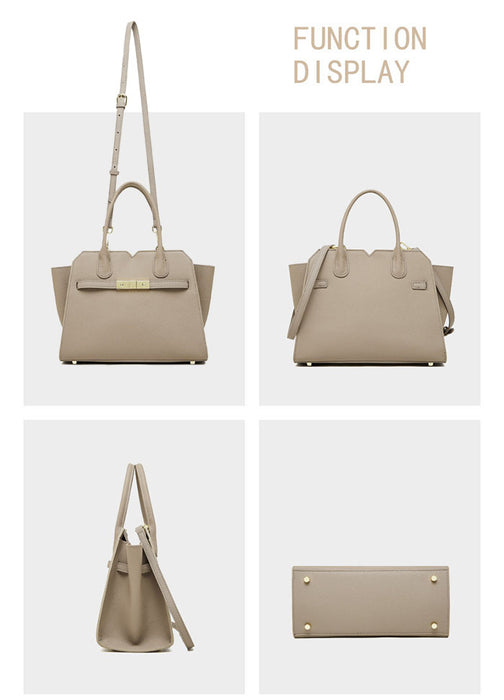 【7日内出荷】【2WAY】本革バッグ トートバッグ ショルダーバッグ レディース 大容量 肩掛け 斜め掛け 手提げ レザー 大きめ 通勤 仕事バッグ 鞄 牛革 柔らか 大人 ビジネス オフィス 上品  鋲付き 高見え 高級感 お出かけ デート かわいい 母の日 プレゼント