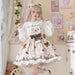 【7日内出荷】2点セット コスプレ仮装 キャミソールワンピース ロリータ服 ドレス 洋服 JSK リボン プリンセス lolita フリル お姫様 ノースリーブ シャツ付き  ハロウィン衣裳 COSPLAY 仮装パーティー レディース ガールズ 可愛い メイド喫茶 学園祭文化祭 イベント舞台演出服 S M L XL