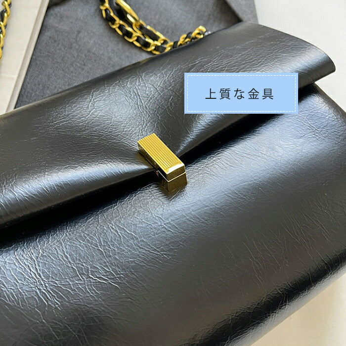 【2WAY】ショルダーバッグ チェーンバッグ レディース 斜めがけ 肩掛け 手提げ 大容量 ボストンバッグ PUバッグ コンパクト 柔らか ハンドバッグ 高校 通勤バッグ お仕事バッグ 通学カバン 女子 大人可愛い きれいめ プレゼント