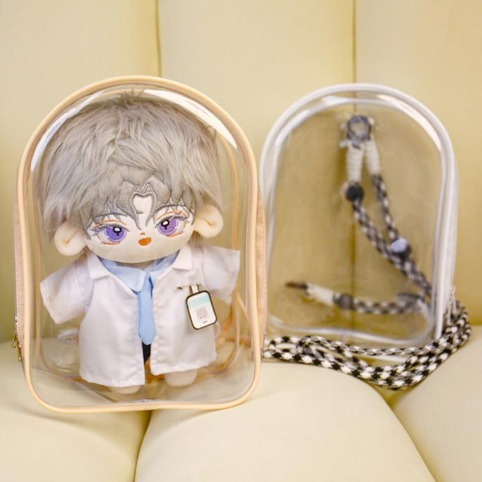 【7日内出荷】大きな透明ポケット スクールバッグ 推し活バッグ 見せる 収納 推し活グッズ 痛バッグ 痛バ ぬいぐるみ 大容量 ぬいぐるみバッグ ショルダーポーチ 透明 クリア バッグ ぬいぐるみ