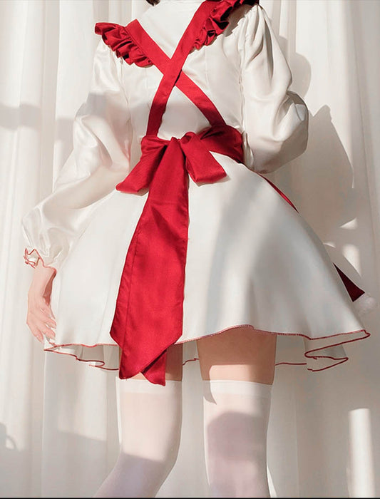 【7日内出荷】【3点セット】コスチューム 衣装 コスプレ ロリータ 服 ワンピース メイド 女性 コスプレ衣装 大人 チャイナ服 ロリィタ ロリータコスプレ ゴスロリ チャイナ ロリ 中華 仮装 チャイナドレス ドレス レディース 可愛いコスプレ 余興 ハロウィン
