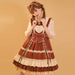 【7日内出荷】ロリータ服 単品・Jskワンピース シャツ コスプレ 可愛い女の子 レディース キャミソールワンピース ハロウィン衣装 お姫様ドレス コスチューム衣装 高校生 舞台 日常 写真 花嫁 洋服 膝丈 Lolita ロリータファッション 森ガールお嬢様 姫系 少女ワンピ 蝶結び付き
