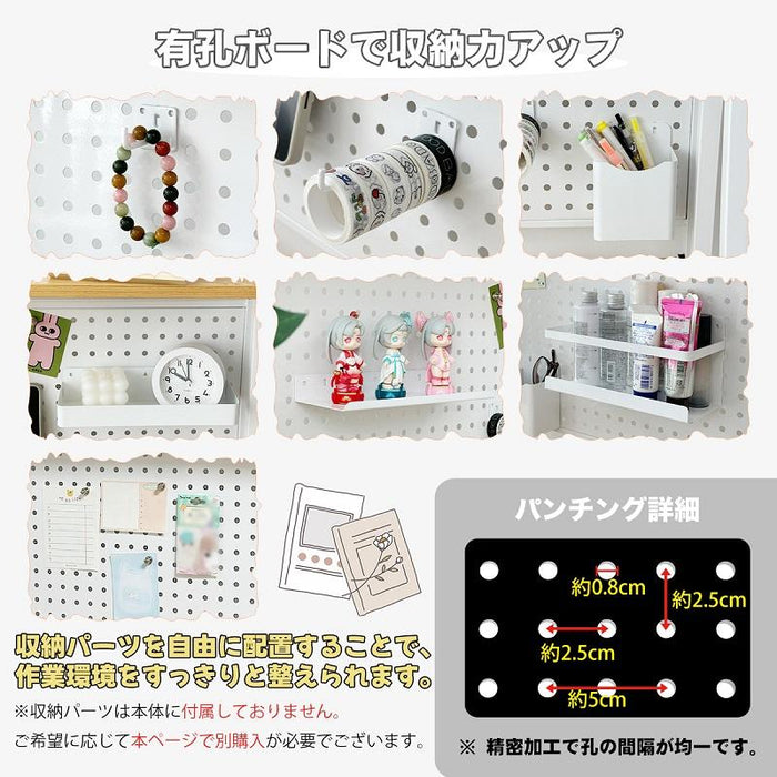 RAKU 書斎机 学習机 折り畳みテーブル 上棚付き 本棚 収納力抜群 組立不要 天板73.5×48cm キャスター 固定脚 角丸加工 耐久性 パソコンデスク PCデスク