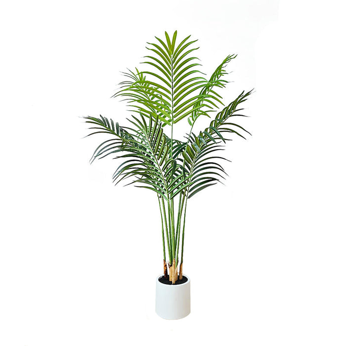 RAKU アレカヤシ フェイクグリーン 大型 鉢付き 高さ約120cm/140cm リアル 本物そっくり 観葉植物 フェイク お手入れ簡単 室内 屋外 祝い インテリア 玄関 リビング オフィス 人工観葉植物 人工観葉樹