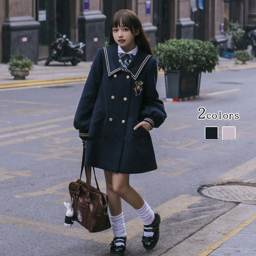 【7日内出荷】ジャケット ロリータ コート ラシャコート 洋服 学院風 可愛い秋冬コート ゴスロリ 森ガール ガールズ コスプレ cosplay lolita