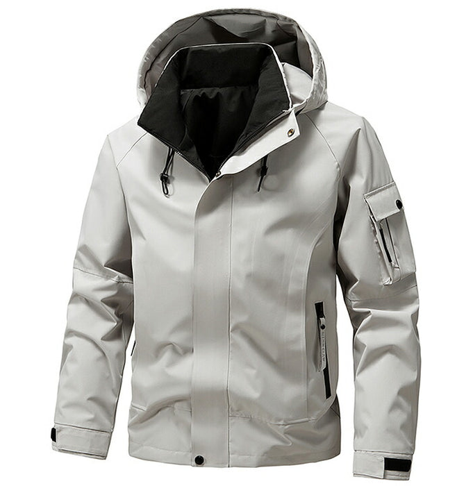 ウンテンパーカー マウンテンパーカー メンズ ジャケット ジャンパー 防寒 防風 秋服 春服 秋冬 ライトアウター フード付き 厚手 撥水 ゴルフウェア アウトドア カジュアル おしゃれ スポーツ 通勤 通学 登山 釣り キャンプ 大きいサイズ