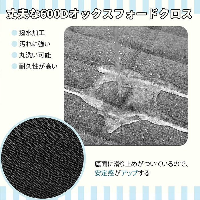 RAKU 車ペットシート ペット用防水ドライブシート 600Dオックスフォード素材 メッシュ窓付き お手入れ簡単 後部座席カバー ポケット付き 約137x147cm