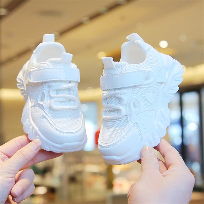 【7日内出荷】スポーツシューズ 子供 キッズ スニーカー 幼児 きれいめ 運動靴 ピンク 白 黒 子供靴 シューズ 子ども 歩きやすい キッズ シューズ 女の子 男の子 小学生 外出 滑り止め 屈曲性 柔らかい 疲れない アウトドア 滑りにくい 子供 スニーカー 14 15 16 17 18 19cm
