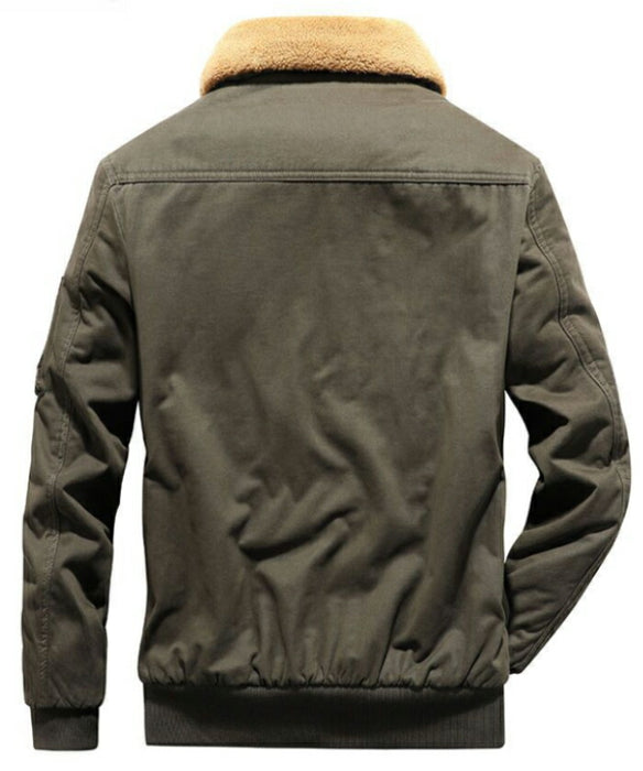 ミリタリージャケット フリースジャケット メンズ ボア ジャケット 暖か 防寒 厚手 アウトドア ブルゾン ジップアップ もこもこ アウター 綿 コットン ミリタリー カジュアル 登山 秋冬 おしゃれ ポーラー ジャケット 大きいサイズ