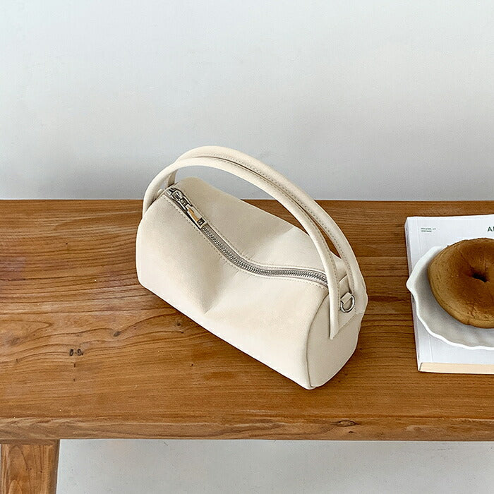 【2way】スエード調 ショルダーバッグ レディース 斜めがけ 手提げ スエードバッグ トートバッグ ボストンバッグ ハンドバッグ 肩掛けバッグ ミニ 柔らか きれいめ 大人可愛い 小さい 鞄 高級感 おしゃれ 秋 冬 通勤通学 お仕事バッグ お出かけ