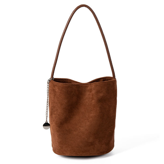 【7日内出荷】【2way】トートバッグ スウェード バッグ レディース バケツ型 ミニトートバッグ 手提げ 通勤 お仕事バッグ 鞄 ハンドバッグ ママバッグ 柔らか 大人 上品 高見え マグネット 高級感 お出かけ デート かわいい 通学 母の日 クリスマス プレゼント