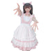 【7日内出荷】4点セット メイド服 ミニ丈 メイド喫茶 メイドコスチューム ジャパニーズメイド lolitaメイド服 セット ミニスカ ハロウィン  衣装 仮装 パーティ コスプレ ウェイトレス