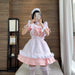 【7日内出荷】6点セット メイド服 コスプレ可愛い セクシー 制服 ハロウィン ゆめかわ 大人 レディース エプロン カチューシャ 半袖 ゴスロリ シンプル スカート ロリータ ワンピース 白 黒 赤 文化祭 リボン ピンク シンプル 仮装 衣装 膝丈
