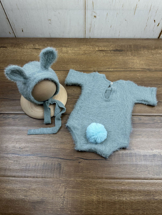 新生児 ニューボーンフォト セット 衣装 ウサギ帽子 ベビー ロンパース 帽子セット 月齢アート 寝相アート 月齢 フォト グッズ 男の子 女の子 ニューボンフォト ギフト 撮影 帽子 赤ちゃん ニット帽 出産祝い 兎年 干支  卯年 ハロウィン衣装