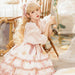 【7日内出荷】ロリータキャミワンピース ロリータ衣装 ロリータドレス lolita キャミワンピース 女の子 春 夏 猫元素 袖なし 甘ロリ jsk リボン レース 原宿 ガーリー 可愛い S/M/L/XL