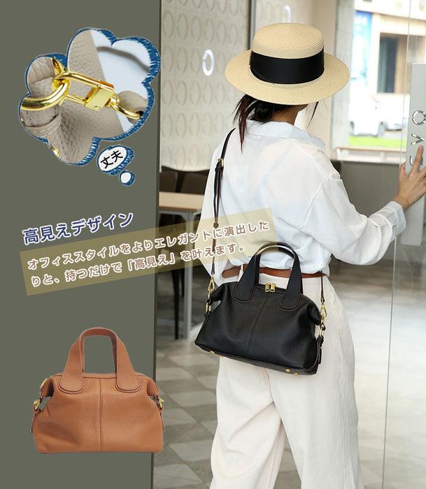 【7日内出荷】【2WAY】本革 ショルダーバッグ レディース ハンドバッグ トートバッグ レザーバッグ 牛革 大容量 肩掛け 斜め掛け 手提げ 大きめ 通勤 お仕事バッグ 鞄 柔らか 大人 ビジネス オフィス 上品 高見え 高級感 お出かけ デート 母の日 クリスマス