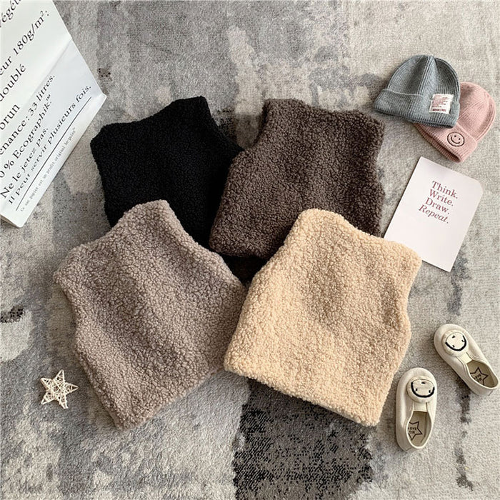 【7日内出荷】キッズ  ボア ベスト  子供服 ベビー服 ジレ 軽量 カジュアル  90 100 110 120 130 アウター コート カジュアル ベビー服 子供服 重ね着 体温調節 男の子 女の子 アウター 羽織 軽い 秋 冬 春  防寒