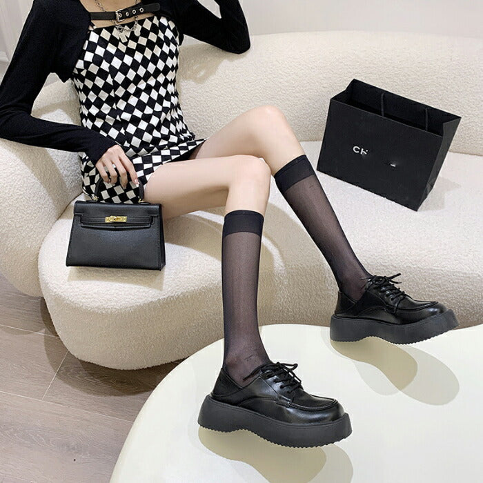 【7日内出荷】【 4cmヒール】オックスフォードシューズ レディース 厚底 ミュール かかとが踏める バブーシュ 合皮 スリッポン ローファー Uチップ プラットフォーム 歩きやすい 疲れにくい 美脚 身長アップ 学生 OL 通勤 通学 黒 白 オールシーズン