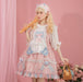 【7日内出荷】甘ロリータ 可愛いロリータ服 ロリータワンピース ジャンパースカート プリンセスドレス 可愛いワンピース 水玉柄 パーティードレス フレアワンピース Lolita 大人コスチューム ゴスロリ ハロウィン コスプレ衣装 文化祭 学園祭 イベント ロリータファション