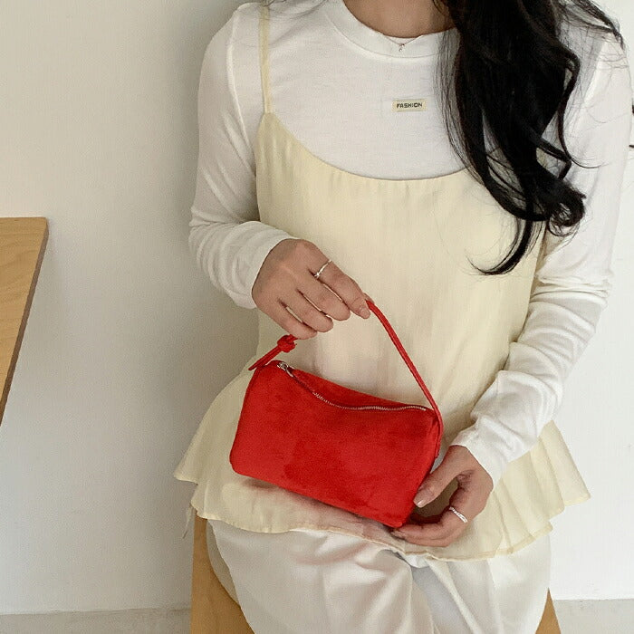 【2way】スエード調 ショルダーバッグ レディース 斜めがけ 手提げ スエードバッグ トートバッグ ボストンバッグ ハンドバッグ 肩掛けバッグ ミニ 柔らか きれいめ 大人可愛い 小さい 鞄 高級感 おしゃれ 秋 冬 通勤通学 お仕事バッグ お出かけ