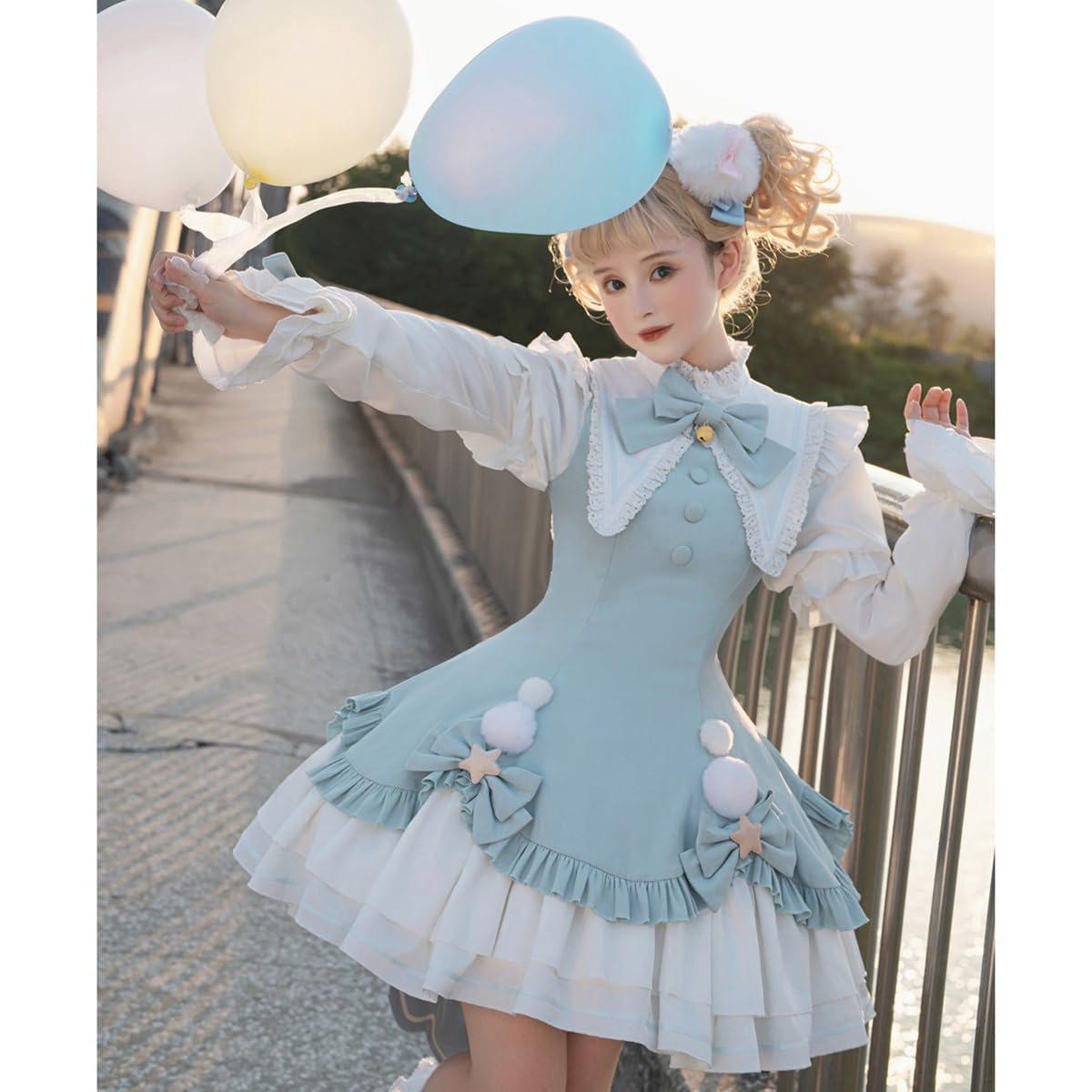 ゴスロリドレス ポラリスライトドレスプレミアム星空の細閃姫スカート ロリータ ゴスロリドレス ポラリスライトドレスプレミアム星空の細閃姫