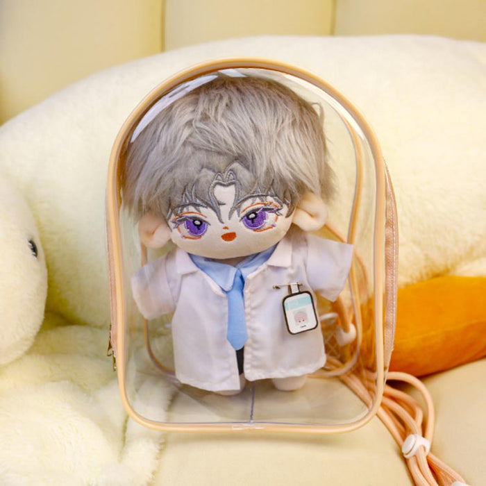 【7日内出荷】大きな透明ポケット スクールバッグ 推し活バッグ 見せる 収納 推し活グッズ 痛バッグ 痛バ ぬいぐるみ 大容量 ぬいぐるみバッグ ショルダーポーチ 透明 クリア バッグ ぬいぐるみ