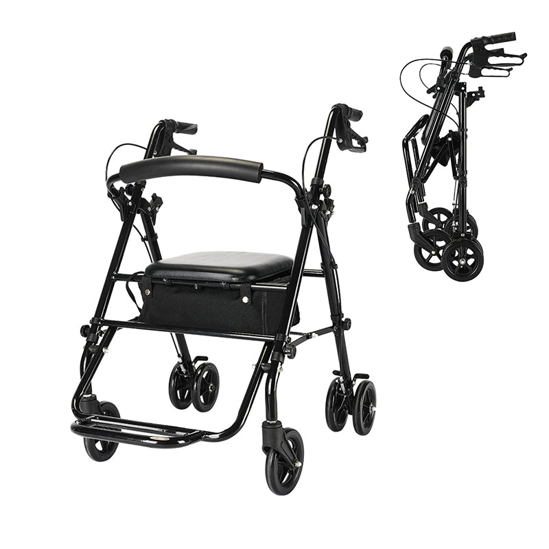 RAKU シルバーカー シンカ版 歩行補助車 兼車椅子 軽量 座れる